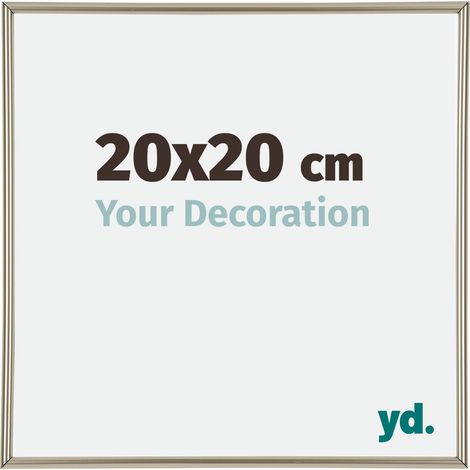 yd. - Cadre photo 20x20 - Champagne - Plastique - Annecy