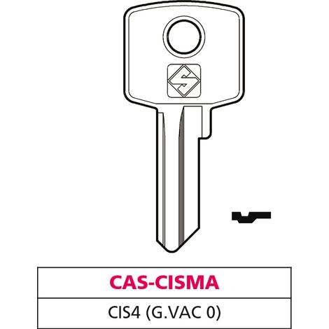 Silca CHIAVE ASC CIS4 (G. VAC 0) CAS-CISMA 20.00 pz