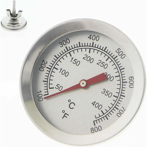 [JAMAIS UTILISÉ]Thermomètre à barbecue en acier inoxydable, thermomètres pour barbecue, fours à pizza (1/4)