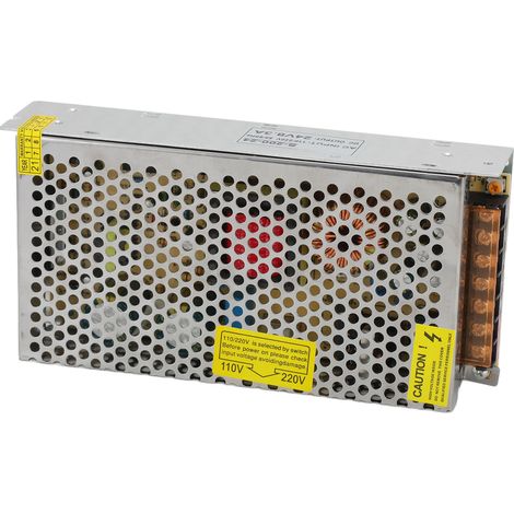 Adaptateur secteur à découpage universel pour ruban LED 200 W 110/220 V - 200-24 V 8,3 A (1/5)