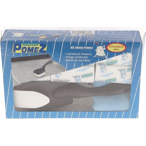 KIT 6 PIERRES PONCES SPECIAL PLANCHA + MANCHE + MICROFIBRE (1/3)