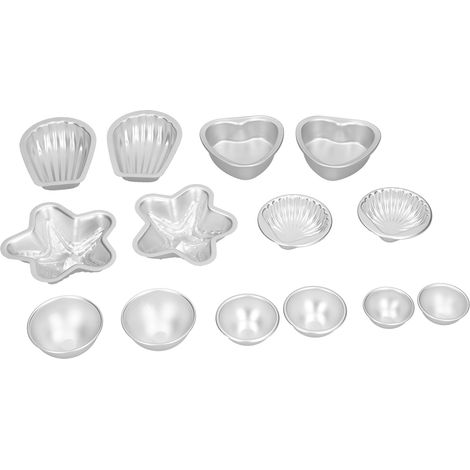 Moule à sel de bain en alliage d'aluminium, léger, moule à glaçons domestique, moule à gâteau et pâtisserie, set n°22 pour cuisine. (1/5)