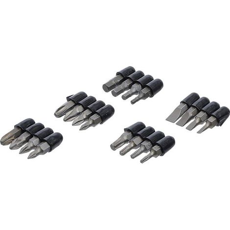 Jeu d Embouts 6,3 mm (1/4) - 20 pcs - Acier Résistant - Polyvalence et Précision, Pro - D-Work
