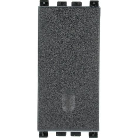 VIMAR 19008 Serie ARKE' Pulsante Unipolare 1 Polo NO 10A Colore Grigio