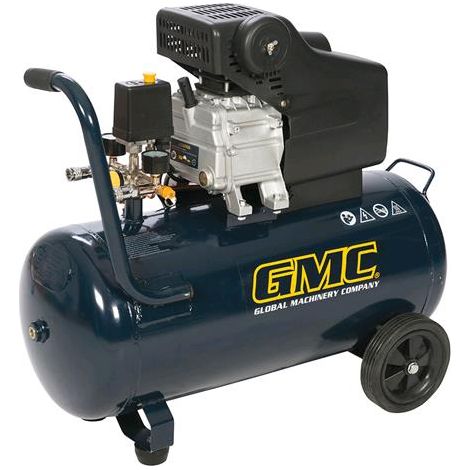 Compressore ad aria elettrico GMC 50 Litri 1500W motore 2HP GAC1500 PRO IN ESPOSIZIONE