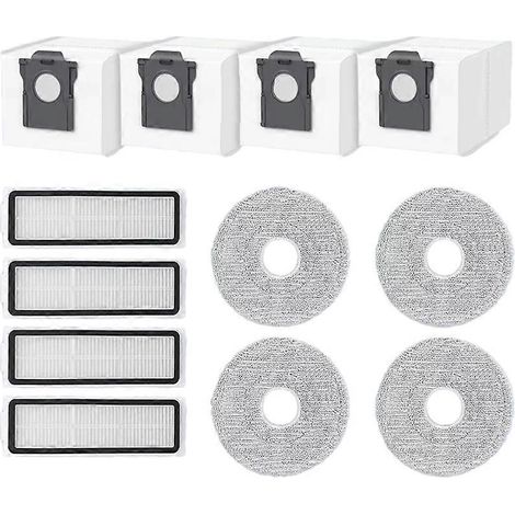 Accessoires pour Cecotec Conga X100/X100 X-Treme)pièces de rechange filtre HEPA chiffon de lavage sac à poussière (1/5)