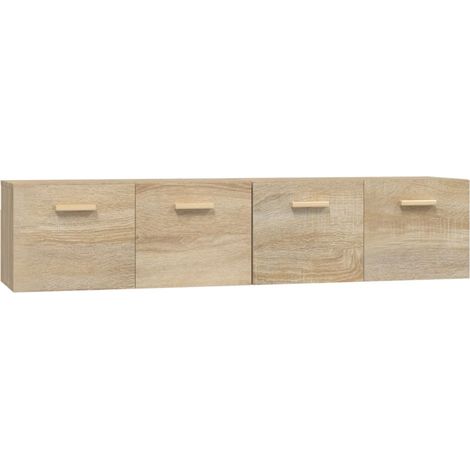 Maison Exclusive - Mobili Parete 2 pz Rovere Sonoma 80x35x36,5cm Legno Multistrato