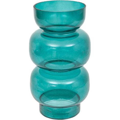 Vase Design "Be Vintage" 25cm Bleu Canard (1/2)