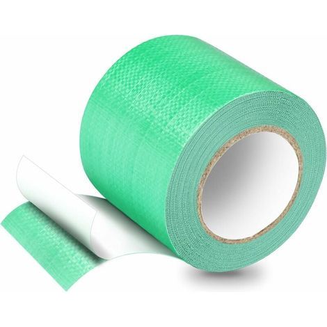 Polyethylen (PE) Klebeband für Planen, 5 m x 8 cm, zur Reparatur von LKW-Planen, Markisen und Zelten (grün). (1/5)