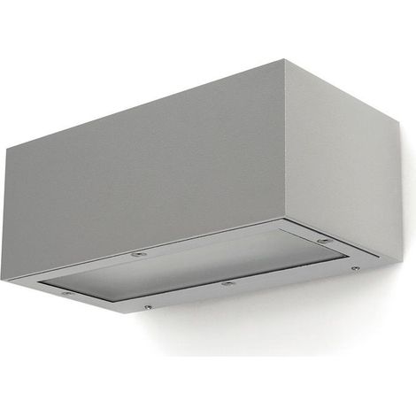 Supporto a parete ISORA IP65 LED SMD 2x8.30W 1500lm(840lm) CRI80 3000K up-down Grigio (1/3)