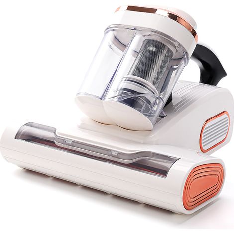 Aspirateur anti-acariens blanc filaire UV, double rouleau double puissance, forte aspiration, nettoyeur lit maison (1/5)