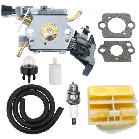 Vergaser für Rasenmäher 445, 450, 445E, 450E für Jonsered CS2245S 506450401 Kettensäge, Luftfilter für ZAMA C1M-EL37B Vergaser.