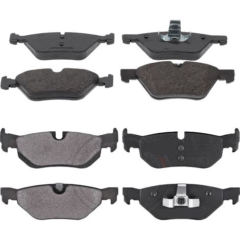 KIT PASTIGLIE FRENO ANTERIORI E POSTERIORI compatibile con BMW 3 (E90,E91,E92,E93) / PASTIGLIE FRENANTI AUTO OEM FDB1773FDB4218,FDB1806 FDB1807 / SOSTITUZIONE DIRETTA / BASSA POLVERE / SILENZIOSO