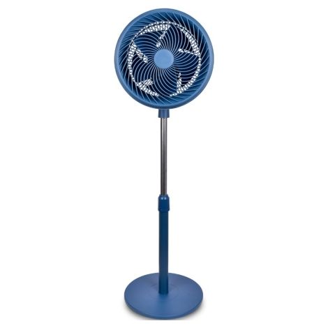 Ventilador daewoo high speed 90w 12" 30cm base redonda - azul