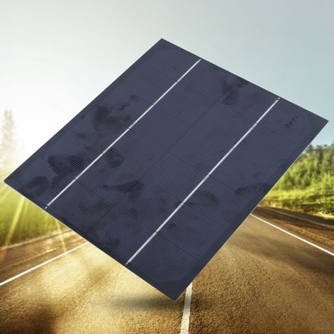 Panneau Solaire Monocristallin 6W 6V pour Chargeur Batterie DIY et Alimentation Extérieure