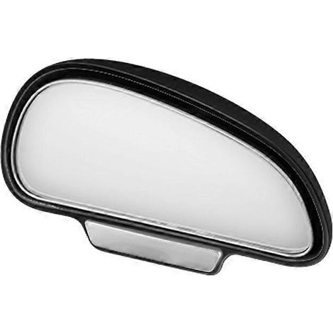 Rétroviseur grand angle pour voiture, convexe réglable, angle mort, sécurité stationnement, noir - côté droit (1/4)