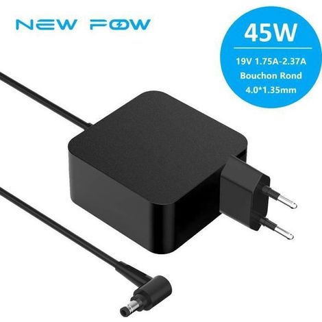 4.01.35mm Chargeur Alimentation pour PC Portable ASUS EeeBook E402MA E402M E402SA E402S E402NA E402N E402-45W 19V 1.75A-2.37A (1/4)