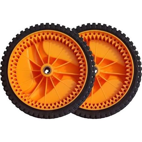 2 roues de tondeuse, 53 dents, roue motrice, pour tondeuses Husqvarnaa Electrolux, McCulloch, Rally et autres, roue de traction avant pour tondeuse-DOU