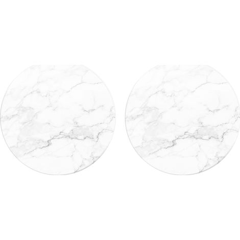 Ensemble de sous-verres absorbants en céramique avec base en liège, finition marbre or rose