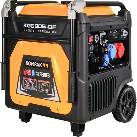 FOOD-TRUCK KOMPAK groupe électrogène gaz/essence 11 kVA Inverter monophasé et triphasé KGG90Ei-DF idéal FOODTRUCK (1/5)