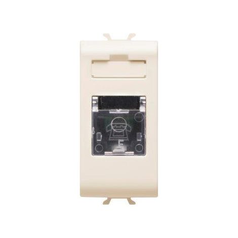CONNECTEUR TELEPHONIQUE RJ11 1M IVOIRE GEWISS GW11401