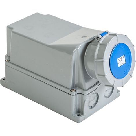 Socle De Prise 125a Monophasé 2p+t - étanche Ip67 - Ide (1/3)