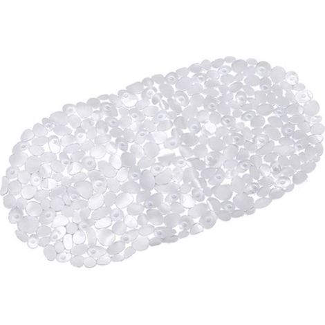Tapis De Douche Anti-Dérapant - Tapis De Baignoire En PVC Avec Ventouses En Caoutchouc - 35 X 66 Cm - Blanc