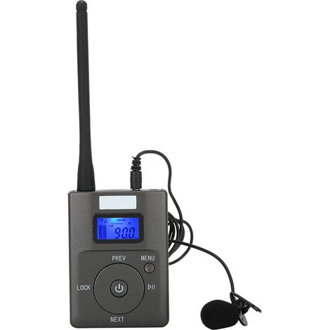 Tragbarer 3,5-mm-Stereo-Funk-FM-Transmitter für Radiosendungen mit geringer Sendeleistung (1/5)