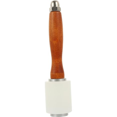 Marteau de Sculpture Léger et Facile à Transporter Cuir Manche en Bois et Tête en Nylon Gravure Artisanale Travail du Cuir DIY (1/5)