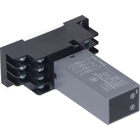 Relais temporisé 4 canaux affichage numérique multifonction avec support pour lampadaires d'usine AC12V (1/5)