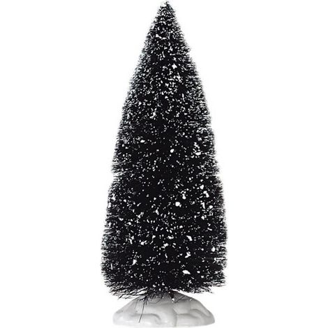 Albero di Natale innevato, accessorio per villaggio di Natale in poliestere -Medium (1/2)