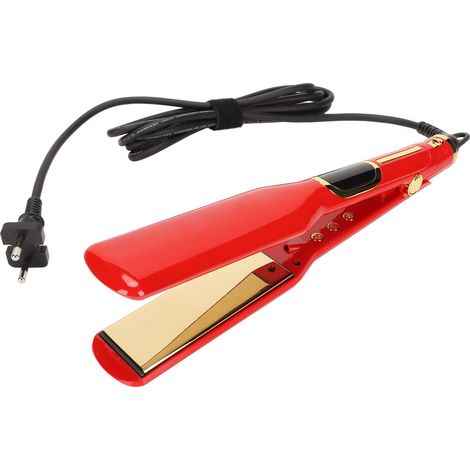 Lisseur Professionnel Red M pour Salon de Beauté, Fer à Lisser et Boucler 100‑240V EU (1/5)
