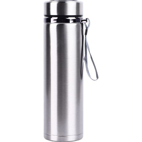Intelligente Isolierflasche mit digitaler Temperaturanzeige, 1000 ml, aus Edelstahl 304, silberfarben. Ideal für Sport, Reisen und Büro.