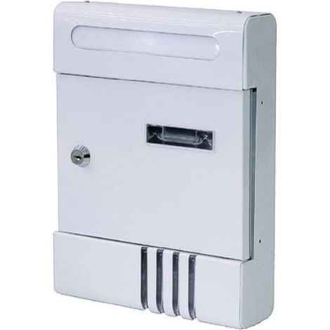Kaela - Cassetta Postale In Metallo Porta Lettere Chiave Buca Posta H2803 Bianca 56848 - (1/2)