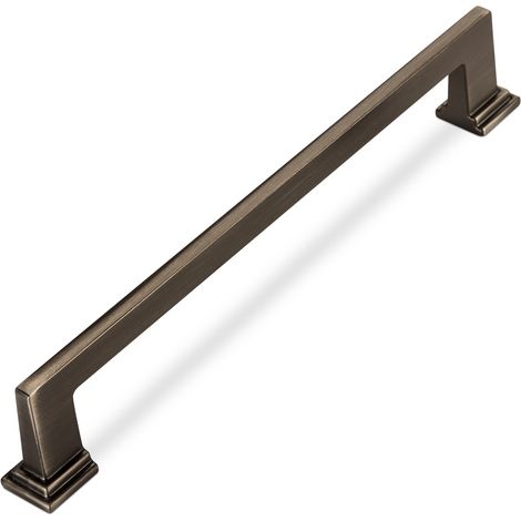 10er Pack - Bügelgriff JACOB BA 160 mm Edelstahloptik dunkel (1/3)