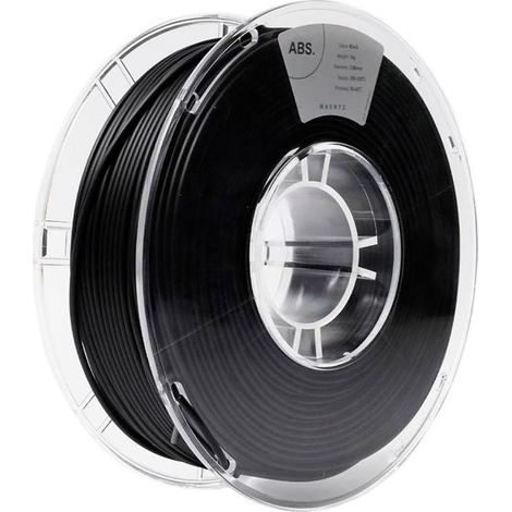 Maertz PMMA-1010-007 PMMA-1010-007 Filament ABS résistant aux produits chimiques 2.85 mm 1000 g noir 1 pc(s) (1/4)