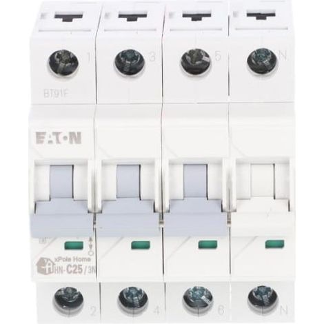Interruttore automatico 3P+NC 25A 6kA AC xPole Home HN-C25/3N 194913