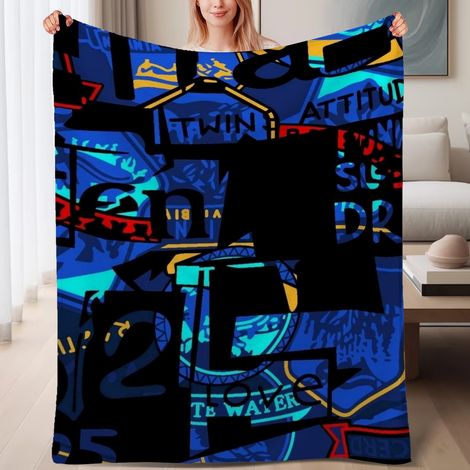 Couverture de lit en polaire, douce et chaude en microfibre légère pour le printemps, décoration intérieure, cadeau pour femmes et hommes, 6080 pouces (1/4)