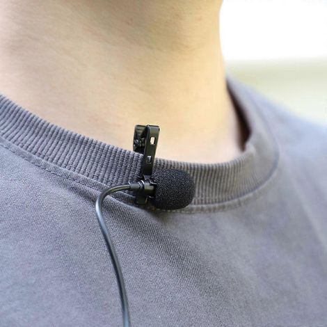 Microphone cravate omnidirectionnel pour caméra sportive (1/4)
