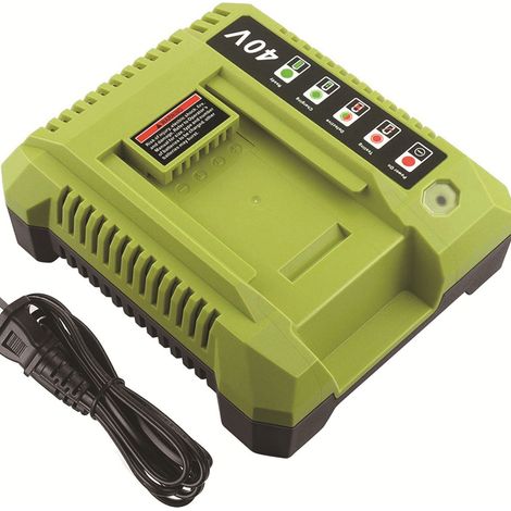 Norme européenne Remplacement de la batterie Ryobi 40 V, batterie OP401 avec batterie lithium Ryobi 40 V OP4040 OP4050 OP4050A OP40601 OP4026 OP4015 OP4030 (batterie non incluse)-DELKEVIC (1/4)