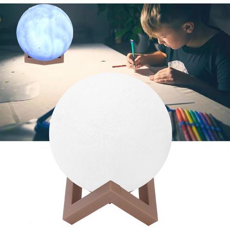 8-farbige LED-Mondlampe mit 20-Tasten-Fernbedienung, Geräuschinduktions-Nachtlicht, originelles Geschenk (1/5)