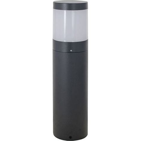 Bugio piccolo lampione ip54 1x7w led 340lm 6500k h.40xd.10cm alluminio+pc antracite (1/2)