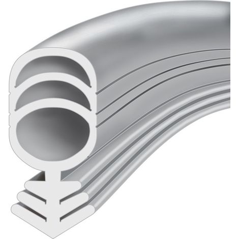 Ellen UNIVERSEAL Plus f. KF-Fenster u. -türen z. einzi. TPE d`braun, L 25mtr