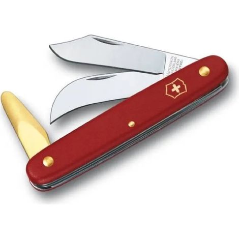 Victorinox 3.9116 Cuchillo de jardinería rojo 100 mm