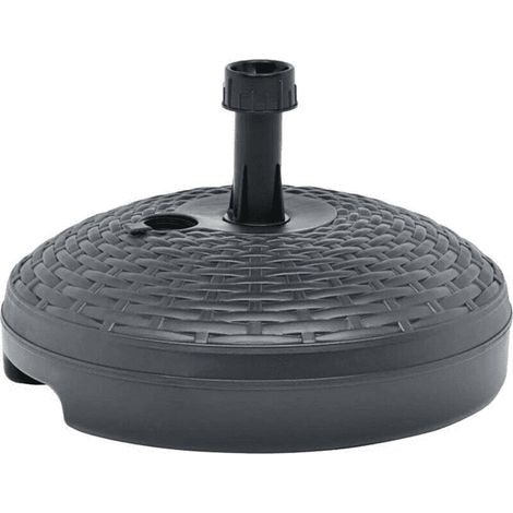 Vigor Base per Ombrellone Rattan Tondo 45cm Bianco (1/4)