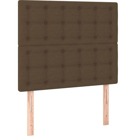 Maison Exclusive - Cabecero de cama marrón oscuro 100x5x118/128 c