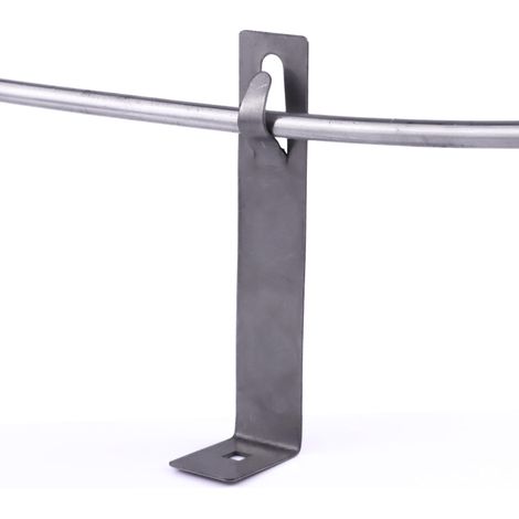 HausHeld Drahthalter INOX V4A L100 für Runddraht Ø 8 mm (1/5)