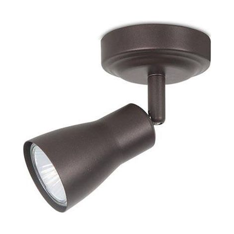 Proyector Ip20 Safran Single Gu10 8W Marrón 550Lm