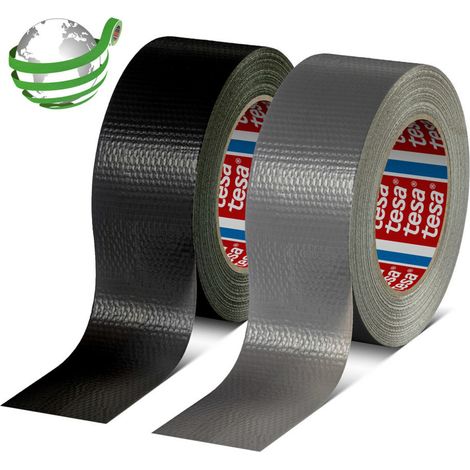 tesa Duct Tape 4615 50x50 schwarz recycled