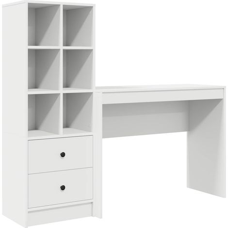 Maison Exclusive - Schreibtisch mit Schubladen mit Regal mit Spei